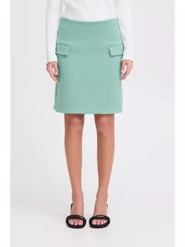 Мини-юбка ICHI, зеленый