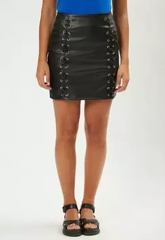 Мини-юбка INFLUENCER, черный