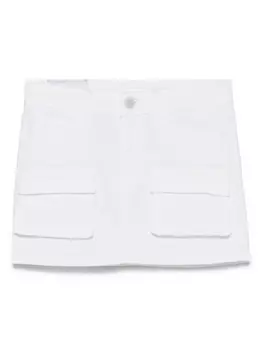 Мини-юбка из денима DONDUP KIDS, белый