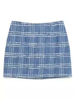 Мини-юбка из денима Manuel Ritz, синий