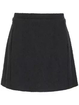 Мини-юбка из хлопковой смеси PINKO, черный
