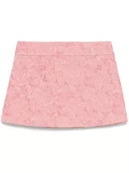 Мини-юбка из парчи Dolce & Gabbana, розовый