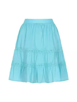 Мини-юбка IZIA, цвет aqua
