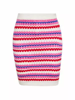 Мини-юбка IZIA, цвет wollweiss mehrfarbig