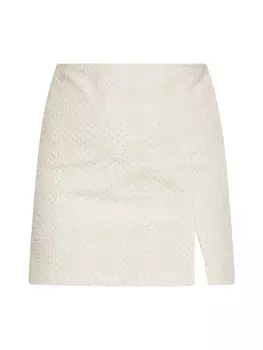 Мини-юбка IZIA, кремовый