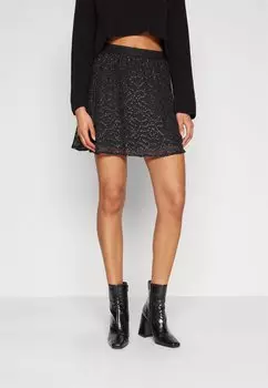 Мини-юбка JDY JDYDEMY MINI SKIRT, черный