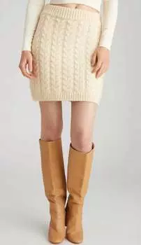 Мини-юбка Kali Cable в кремовом цвете 525 America