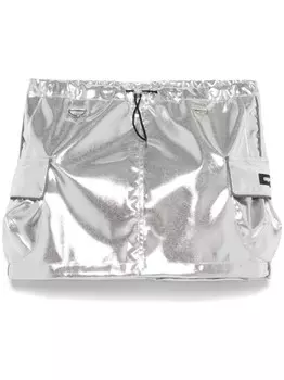 Мини-юбка карго Coperni, серый