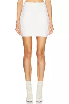 Мини-юбка-колонна Casablanca, белый