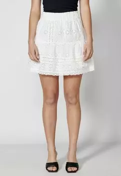 Мини-юбка Koroshi, белый