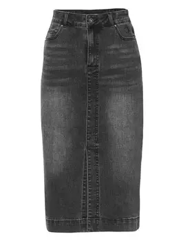 Мини-юбка KOROSHI JEANS, цвет schwarzer denim