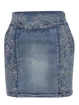 Мини-юбка KOROSHI, синий