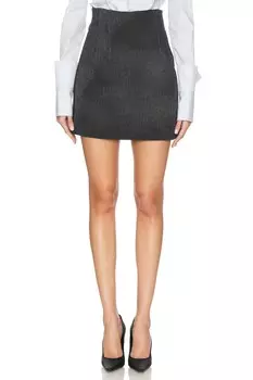 Мини-юбка LaQuan Smith, черный