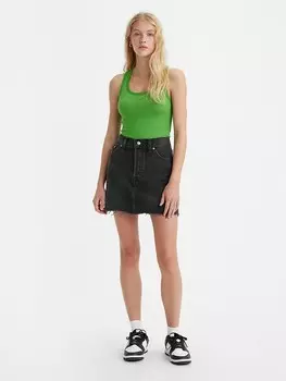 Мини-юбка Levis Jeans, антрацит