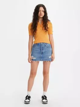 Мини-юбка Levis Jeans, голубой