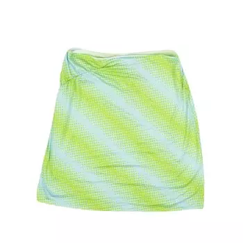 Мини-юбка Maisie Wilen со Сборками - Зеленый/Синий, синий