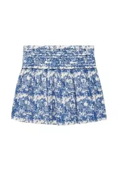 Мини-юбка Mango Kids, темно-синий