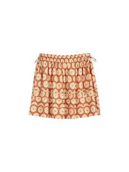 Мини-юбка Marc O'Polo, цвет multi/golden yellow