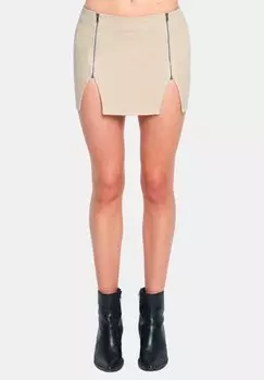 Мини-юбка MARLEY OW Collection, бежевый