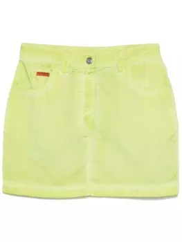 Мини-юбка Martine Rose Classic Bomber, зеленый
