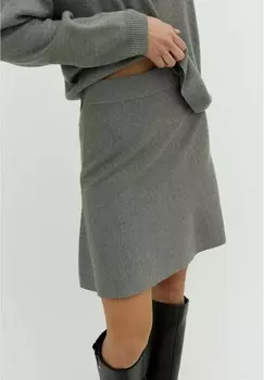 Мини-юбка mbyM, серый