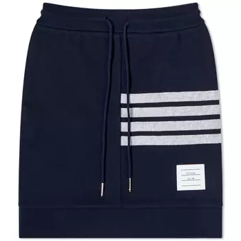 Мини-юбка-мешок с 4 планками Thom Browne