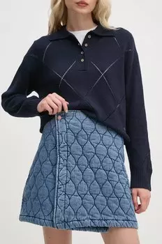 Мини-юбка MINI SKIRT HW QUILTED Pepe Jeans, синий