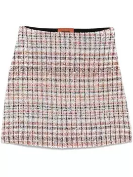 Мини-юбка Missoni в клетку, розовый