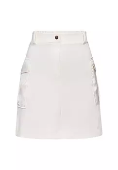 Мини-юбка MIT AUFGESETZTEN TASCHEN Rich & Royal, белый