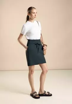 Мини-юбка MIT TUNNELZUG Street One, темно-зеленый