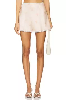 Мини-юбка Molly Tularosa, pink floral multi