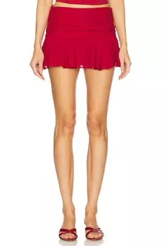 Мини-юбка Monica Loba, red