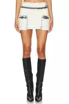 Мини юбка моника By.Dyln, цвет acid wash