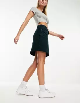 Мини-юбка Monki – в цвете Tannengr cn