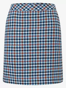 Мини-юбка More & More Rock, цвет Blau/Camel