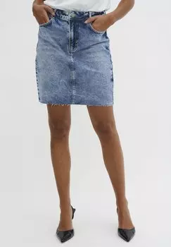 Мини-юбка My Essential Wardrobe, синий деним
