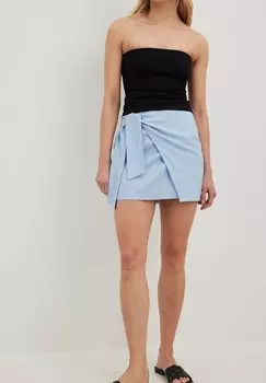 Мини-юбка NA-KD, синий