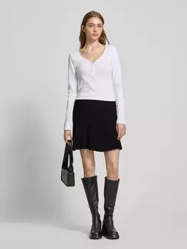 Мини-юбка на резинке модель 'HELLA' Noisy May, черный