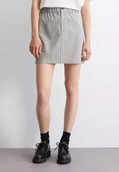 Мини-юбка NADELSTREIFEN Marc O'Polo DENIM, серый