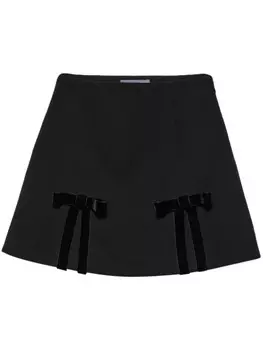 Мини-юбка Natt Prada, черный