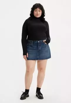 Мини-юбка NEW ICON Levi's, темно-синий