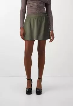 Мини-юбка ONLARIS LIFE WRAP SKORTS ONLY, хаки