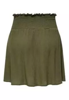 Мини-юбка Onlchiara Smock Skirt ONLY, каламата