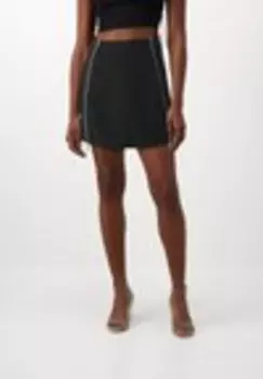 Мини-юбка ONLCIRKEL ZIP SHORT SKIRT Only, черный