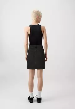 Мини-юбка ONLKAMMA SHORT SKIRT ONLY Petite, черный