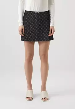 Мини-юбка ONLLEXI MINI SKIRT ONLY Petite, черный