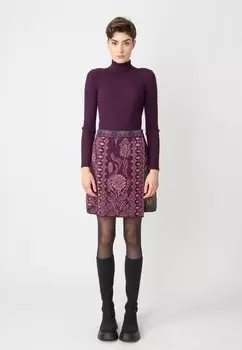 Мини-юбка ORNAMENT Ivko, фиолетовый