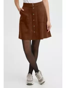Мини-юбка Oxmo, коричневый