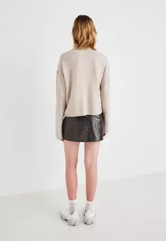 Мини-юбка PAM MINI SKIRT Weekday, темно-коричневый
