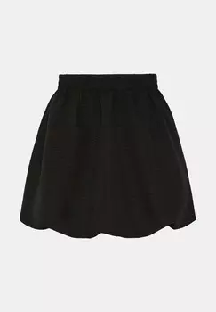 Мини-юбка PCGIANNA BALLOON SKIRT Pieces, черный